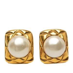 Chanel Clip-On Earrings Pearl #229083C48B
